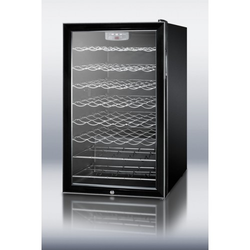 SWC525LBI7 Commercially listed 20" wide wine cellar for built-in use, with lock and digital thermostat