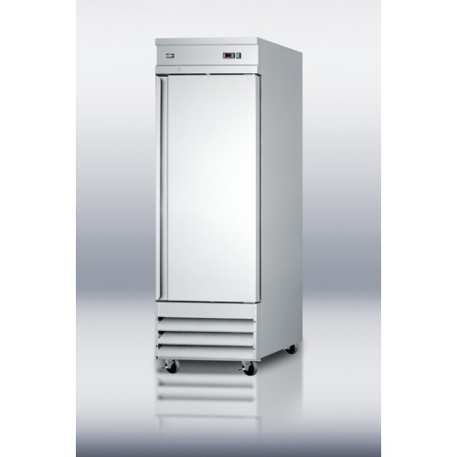 SCFF235 Commercially approved frost-free reach-in freezer in complete stainless steel; replaces SCFI235