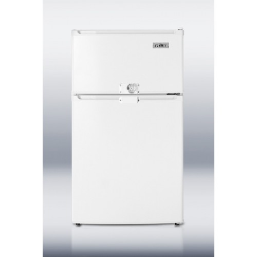 CP35LLF2ADA ADA compliant ENERGY STAR listed two-door refrigerator-freezer with combination lock