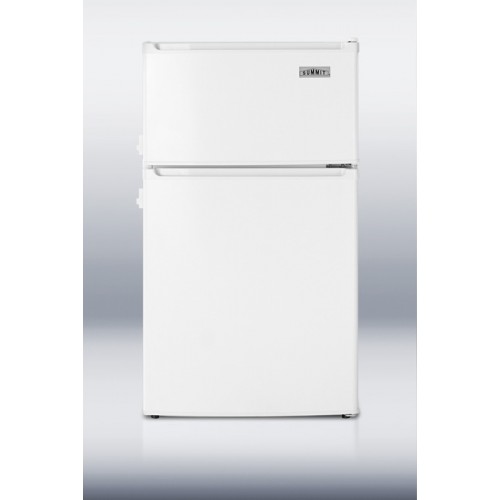 CP35LL Compact ENERGY STAR listed two-door refrigerator-freezer with two side locks,cycle defrost and zero degree freezer