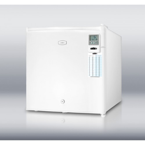 FS20L7MED Commercially approved compact all-freezer capable of -20 C degree operation, with lock, alarm with temperature display, and hospital grade cord