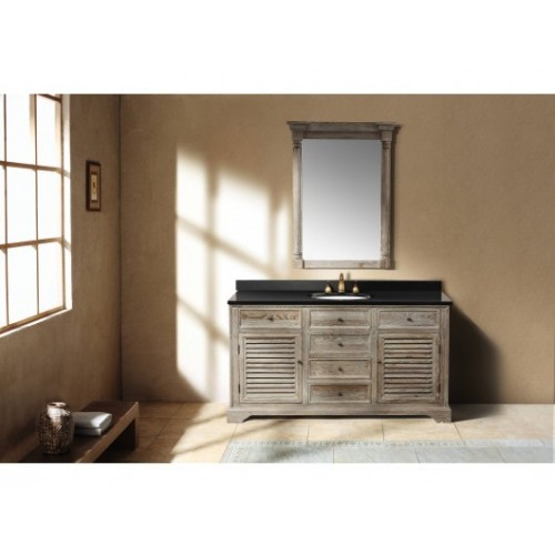 238-101-5311 59.25" Single Cabinet, Driftwood