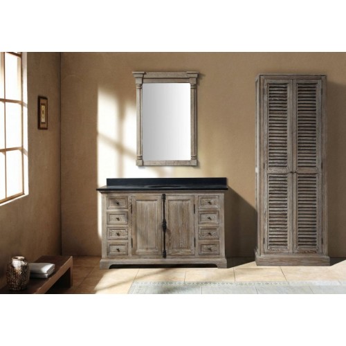 238-103-5311 56" Single Cabinet, Driftwood