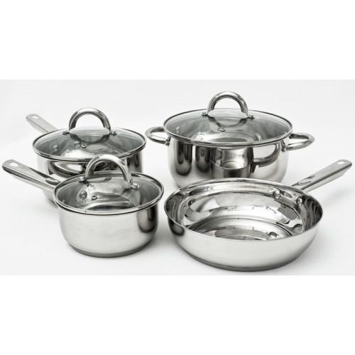 Induction Cookware 7-piece induction friendly cookware set