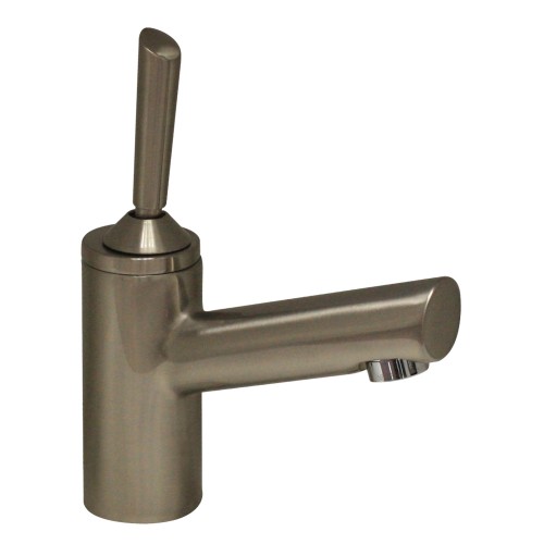 WHI-3-3340-BN Centurion single hole lavatory faucet with stick handle and pop-up waste