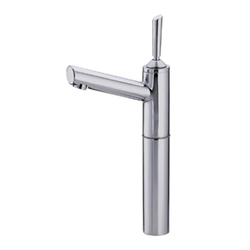 514.453TF-P Blairhaus Monroe deck mount tub filler set with smooth lined arcing spout, octagon-shaped lever handles, beveled escutcheons, hand held shower with white accents & built-in diverter