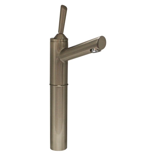 614.453TF-C Blairhaus Monroe deck mount tub filler set with smooth arcing spout, octagon-shaped lever handles, smooth escutcheons, hand held shower with white accents and built-in diverter
