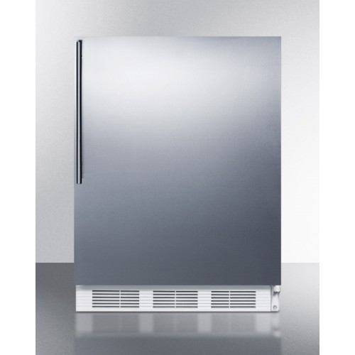 FF6BI7SSHVADA Commercially approved, ADA compliant built-in undercounter all-refrigerator with stainless steel door and thin handle