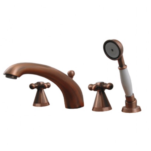 614.838SH-C Blairhaus Adams pressure balance valve with showerhead and bell-shaped lever handle