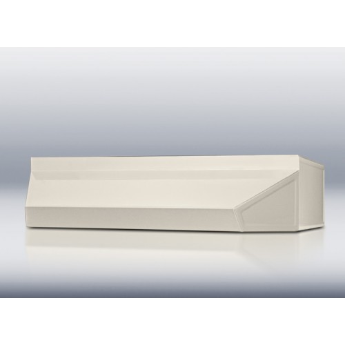 Shell36Q 36" wide shell hood in bisque
