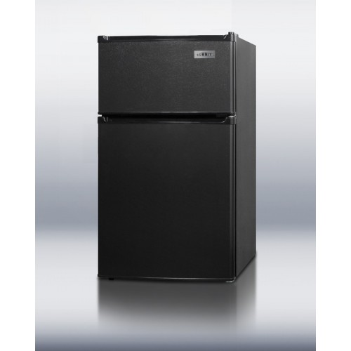 CP35B Compact ENERGY STAR listed two-door refrigerator-freezer with cycle defrost and zero degree freezer in black