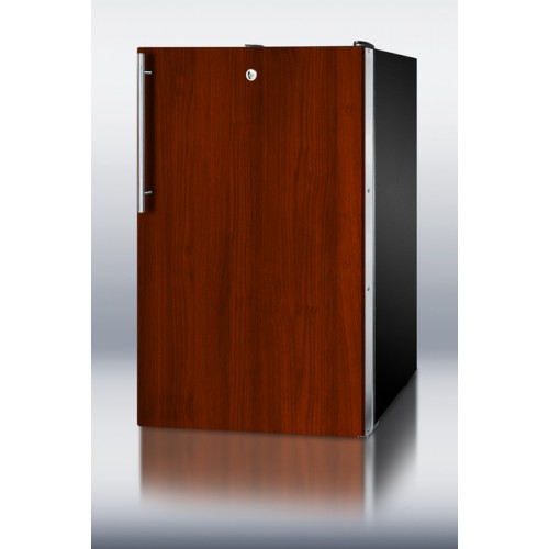 FF521BLIF 20" wide counter height all-refrigerator, auto defrost with a lock and integrated door frame for full overlay panels