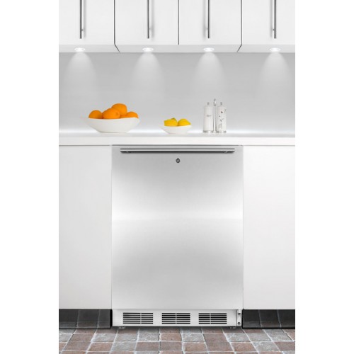 ALF620LBISSHH ADA compliant built-in medical all-freezer capable of -25 C operation with lock, stainless steel wrapped door and horizontal handle