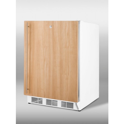 ALF620LIF ADA compliant medical all-freezer for freestanding use, capable of -25 C operation with lock and integrated door frame to accept overlay panels