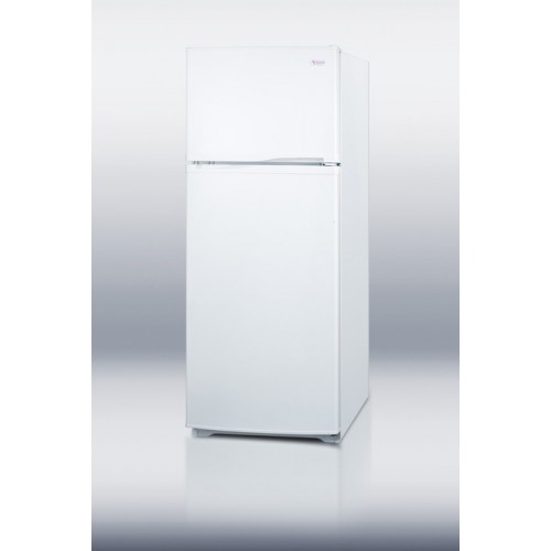 FF1062W 24" wide frost-free refrigerator-freezer with glass shelves