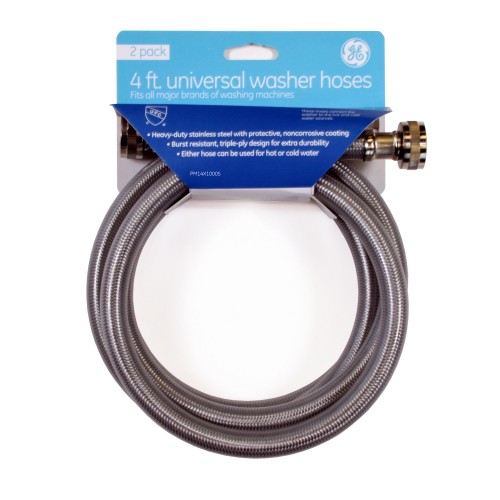 PM14X10005 - Burst Resistant Stainlesssteel Washer Hose-4 Ft
