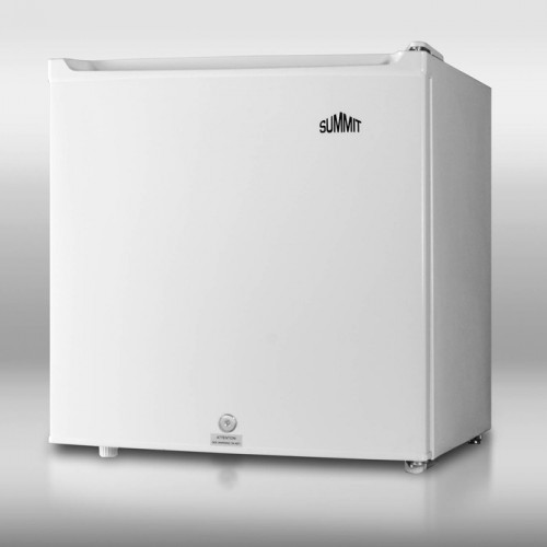 S19L Value priced "cube" sized compact refrigerator-freezer with front-mounted lock