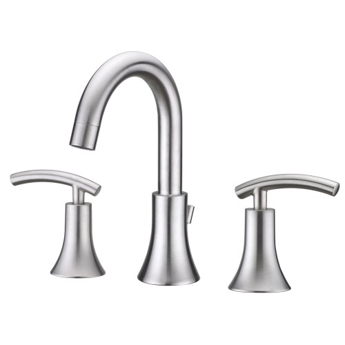 UF55313 (Brushed Nickel) "Contemporary Collection" Lavatory Widespread Faucet
