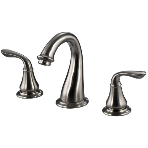 UF55613 (Brushed Nickel)  "Arc Collection" Two-Handle Widespread Lavatory Faucet