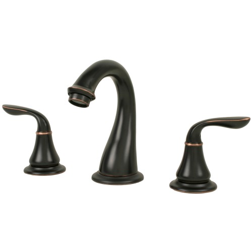 UF55615 (Oil Rubbed Bronze) "Arc Collection" Two-Handle Widespread Lavatory Faucet