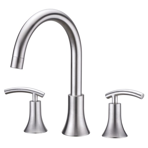 UF65103 (Brushed Nickel) "Contemporary Collection" Two-Handle Roman Tub Faucet