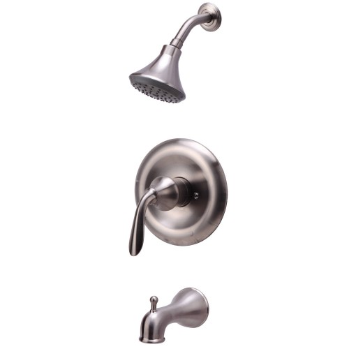 UF79403 (Brushed Nickel)  "Arc Collection" Single-Handle Tub And Shower Faucet