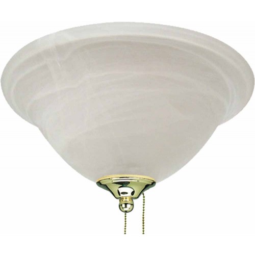 V0902-2 2-light Polished Brass Ceiling Fan Light Kit