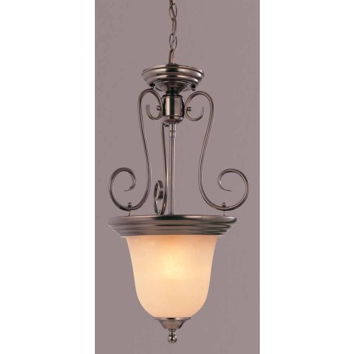 V2383-79 1-light Antique Bronze Bowl-Shaped Pendant
