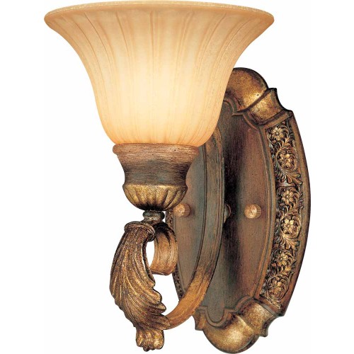 V3241-58 Venetian 1-light Heirloom Umber Wall Sconce