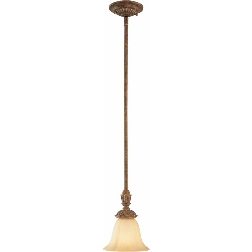V3541-64 Capri 1-light Chestnut Spice Mini-Pendant