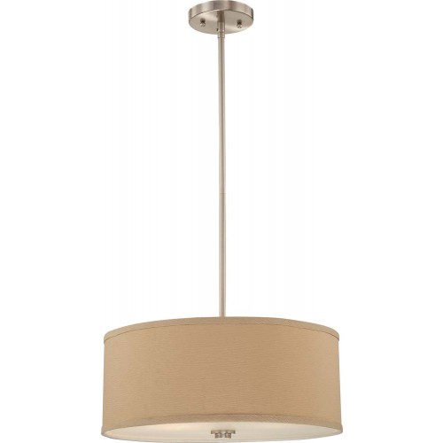 V4362-33 Calare 2-light Brushed Nickel Pendant