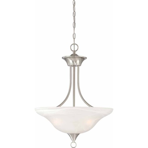 V5243-33 Trinidad 3-light Brushed Nickel Bowl-Shaped Pendant