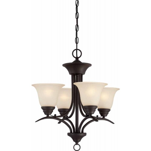 V5474-79 Trinidad 4-light Antique Bronze Chandelier