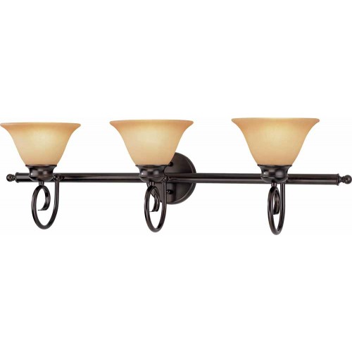 V6143-79 Troy 3-light Antique Bronze Bathroom Vanity