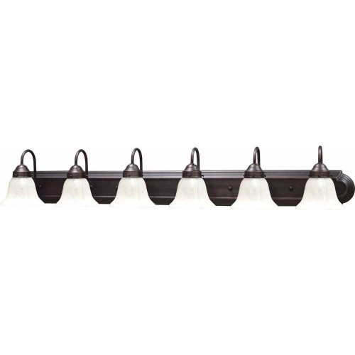 V6456-27 Marti 6-light Florence Bronze Bathroom Vanity
