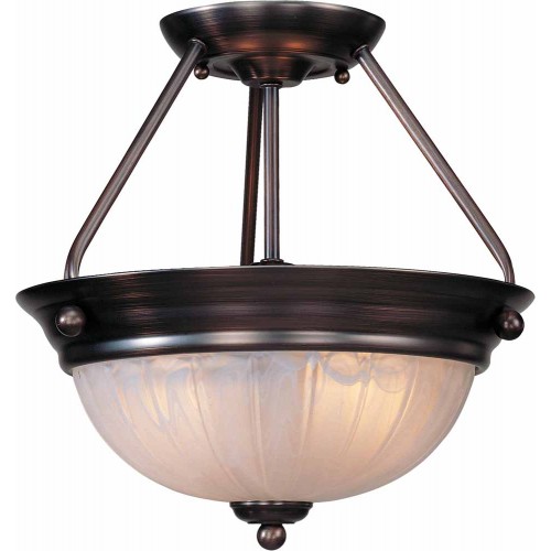 V6569-79 Marti 2-light Antique Bronze Semi-Flush Ceiling Mount