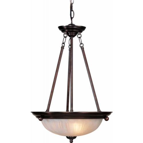 V6576-79 Marti 3-light Antique Bronze Bowl-Shaped Pendant