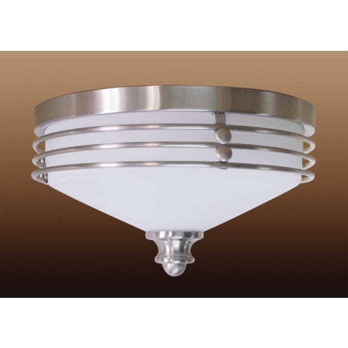 V6952-33 Avila 2-light Brushed Nickel Flush Mount Ceiling Fixture