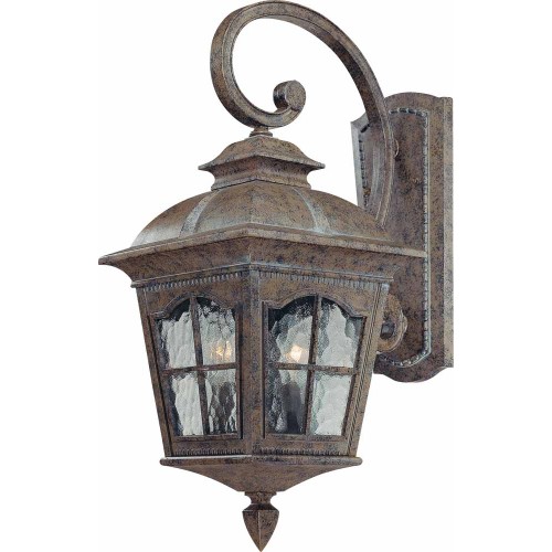 V8271-54 Leeds 2-light Amulet Bronze Outdoor Wall-Mounted Light Fixture