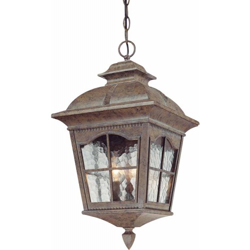 V8272-54 Leeds 3-light Amulet Bronze Outdoor Pendant