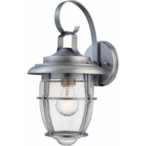 V9061-44 1-light Black Brushed Nickel Outdoor Wall Sconce