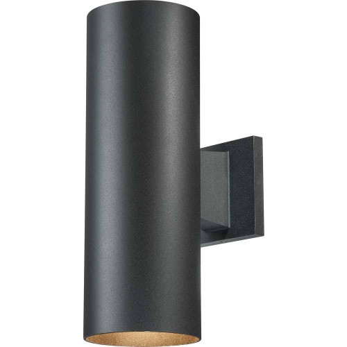 V9635-5 2-light Black Outdoor Wall Sconce