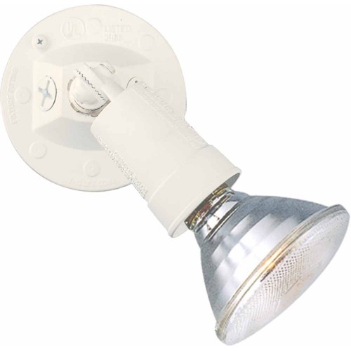 V9771-6 1-light White Outdoor Flood Light
