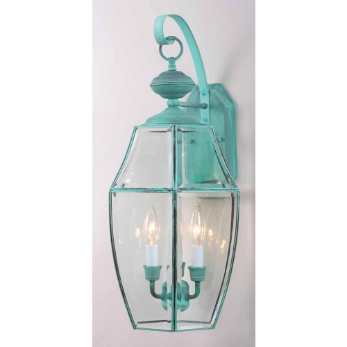 V9910-14 3-light Verde Green Outdoor Wall Sconce