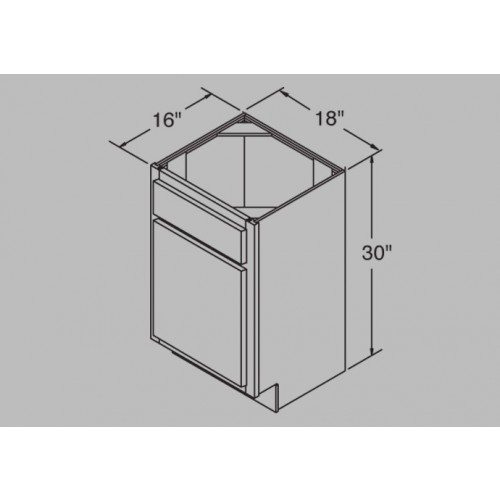 CVA1816SM1 Sunset Maple -1 Door