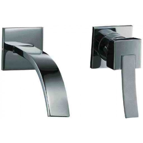 AB1256 Why compromise on style? This one of a kind wall mounted lever faucet by ALFI brand offers a space saving installation option while maintaining modern elegance.
