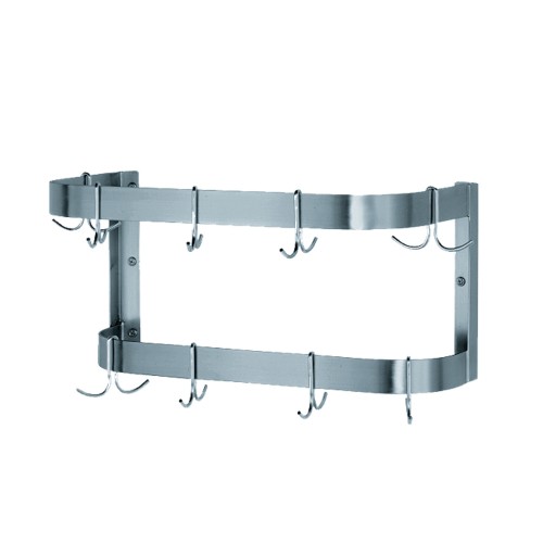 WHI-CUSW48WHX Culinary Equipment stainless steel wall mounted pot rack
