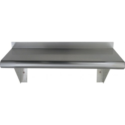 WHI-CUWS1048 Culinary Equipment pre-assembled stainless steel shelf with bull nose edge