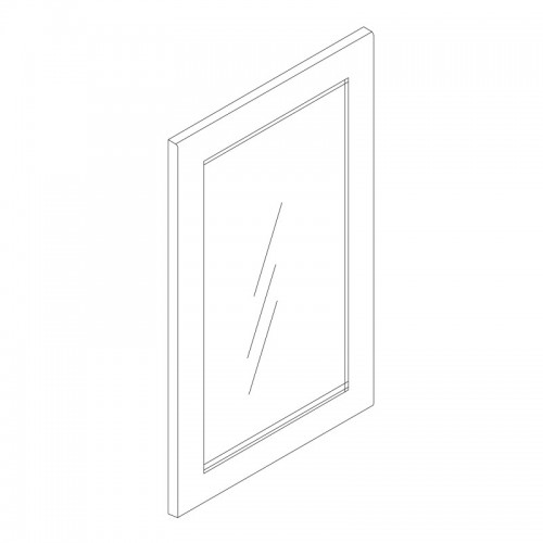 CCHY-WM1542GDFI WM1542GDFI - Single Door Glass Wall Cabinet