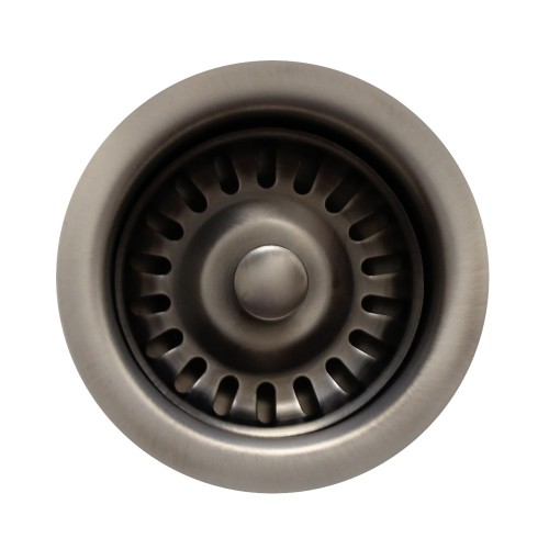 WHI-RNW35L-P 3 1/2" Basket strainer for deep fireclay application